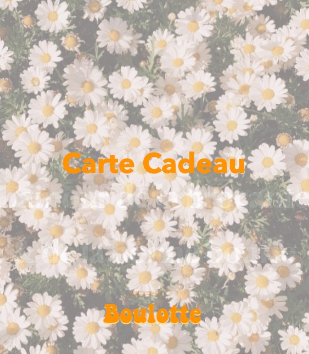 Carte Cadeau Boulotte ♥ 🥄